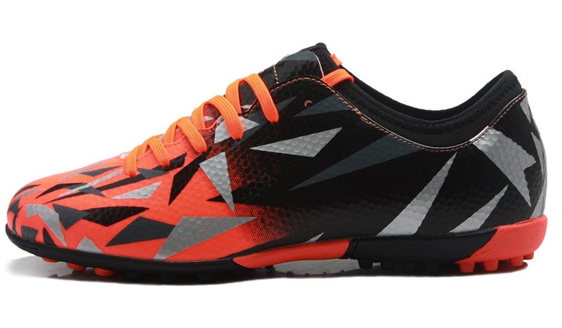 T&B Turf Shoes Soccer Kids' Football Shoes Turf Cleat Orange Black 76516-Ju-36-4.5US - Image 2